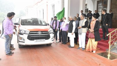 Honorable Governor flags off Drug Free India and Divyang Awareness Yatra.