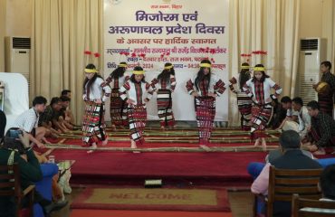 Cultural dance performed by participants at the event.