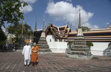 Honorable Governor at the Lord Buddha Temple in Wat Po, Thailand.