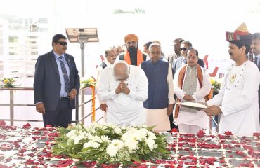 Honorable Governor paid tribute to Dr Rajendra Prasad on his death anniversary.