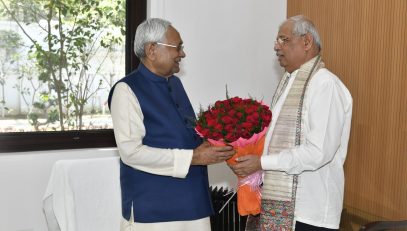 Honorable Governor greeted Honorable Chief Minister on his birthday.