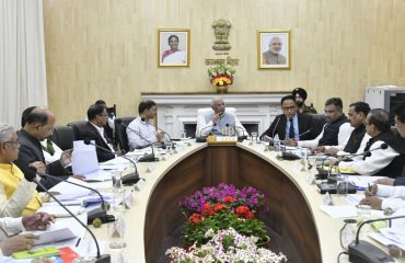 Honorable Governor chaired the meeting with Vice-Chancellors at Raj Bhavan.