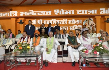Honorable Governor participated in the Mahashivratri Shobha Yatra's Abhinandan Mahotsav.