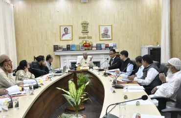Honorable Governor chaired the meeting of Khuda Bakhsh Oriental Library Board at Raj Bhavan.