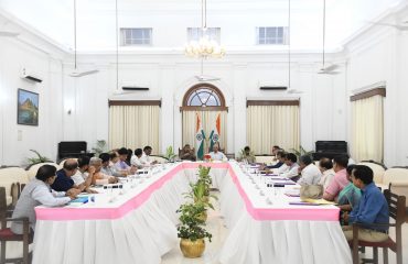 Honorable Governor had a meeting with the Vice-Chancellors.