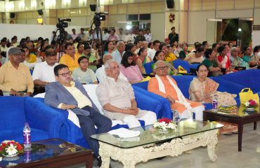 Honorable Governor watching the cultural program.