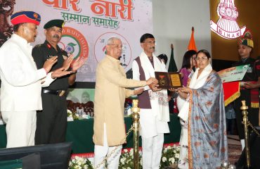 Honorable Governor honoring brave women.