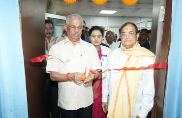 Honorable Governor cutting the ribbon.