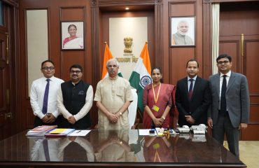 Indian Foreign Services officers paid a courtesy call on the honorable Governor.