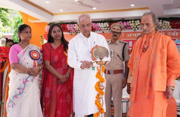 Honorable Governor inaugurated the event by deep prajwalan.