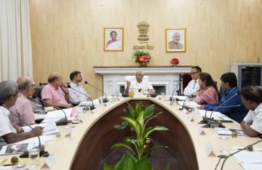 Honorable Governor chaired the meeting of the Bihar Maternity and Child Welfare committee.