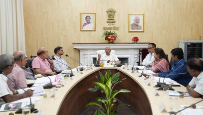 Honorable Governor chaired the meeting of the Bihar Maternity and Child Welfare committee.