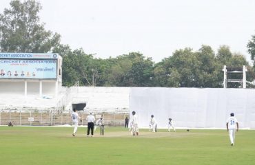 Ranji Trophy match at Moinul Haq stadium