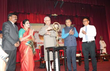 Honorable Governor inaugurating the event by deep prajwalan.