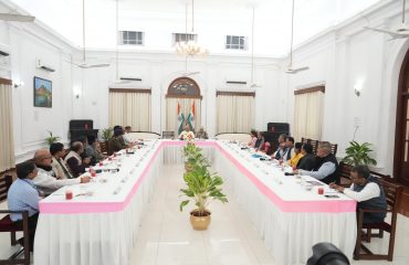 माननीय राज्यपाल ने पटना विश्वविद्यालय के छात्रावास से संबंधित बैठक की।