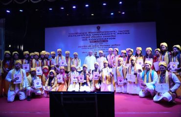 Honorable Governor with University Toppers.
