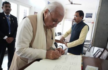 Honorable Governor at Rajendra Smriti Museum.