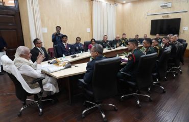 Study Team of National Defense College meets Honorable Governor at Raj Bhavan.