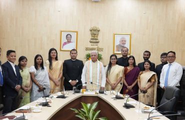 Honorable Governor met trainee officers of Indian Administrative Service.