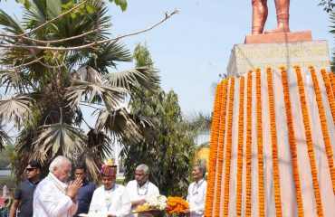 Honorable Governor paid tribute to Shaheed-e-Azam Sardar Bhagat Singh.