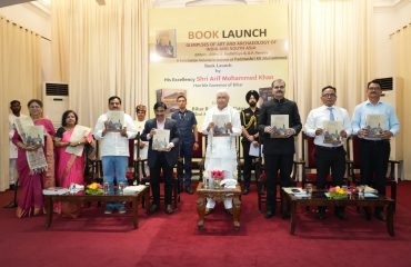 Honorable Governor released three books at Raj Bhavan.