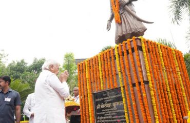Honorable Governor bowed to philanthropist Bhamashah on his birth anniversary.