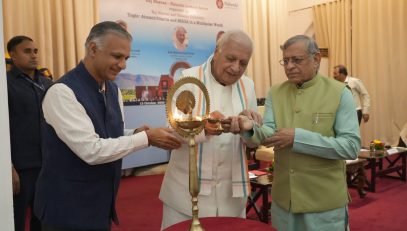 Honorable Governor inaugurated the event by deep prajwalan.