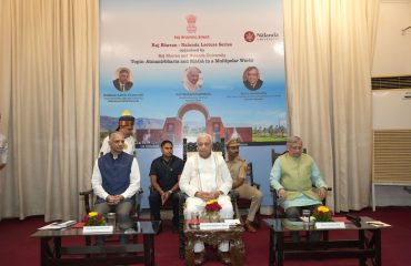 Raj Bhavan-Nalanda University Lecture Series programme was organised at Raj Bhavan.