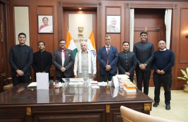 Indian Forest Service trainee officers paid a courtesy call on Honorable Governor.