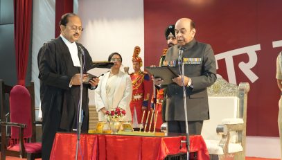 Lt Gen Syed Ata Hasnain (Retd.) was sworn in as Governor of Bihar.