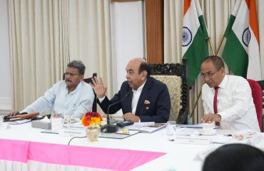 Honorable Governor held meeting with Vice Chancellors.