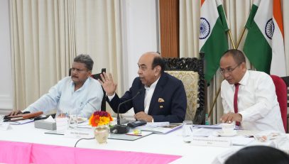 Honorable Governor held meeting with Vice Chancellors.