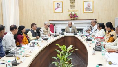 Honorable Governor reviewed the activities of Patna University.