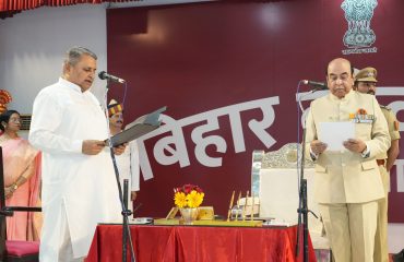 Honorable Governor administered the oath of office and secrecy to Chief Minister and two ministers.