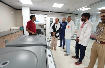 Honorable Governor inaugurated the final screening camp for special bone marrow transplant for children suffering from Thalassemia.