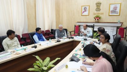 Honorable Governor reviewed the activities of Nalanda Open University.