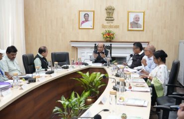 Hon'ble Governor reviewed the academic and administrative activities of Veer Kunwar Singh University.