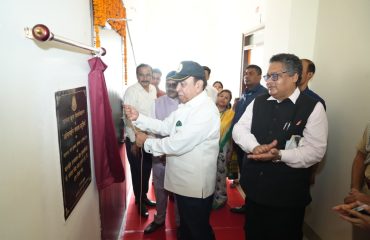 Hon'ble Governor inaugurated the online class studio and mass communication studio at Nalanda Open University.
