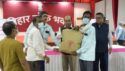 Hon'ble Governor distributed food baskets under the Prime Minister's TB Free India Campaign.
