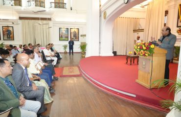Hon'ble Governor released the first issue of Bihar Lok Bhavan's journal 'Pragya Bihar'.
