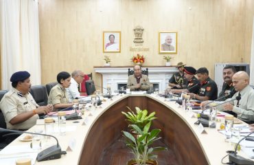 A meeting regarding the respectable rehabilitation and adjustment of Agniveers was held at Bihar Lok Bhawan.