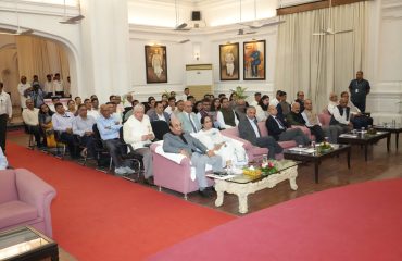 Hon'ble Governor participated in the special lecture programme of Dr. Arvind Panagariya organised at Bihar Lok Bhawan.