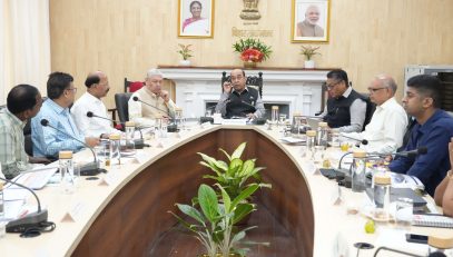 Hon'ble Governor reviewed the academic and administrative activities of B.N. Mandal University.