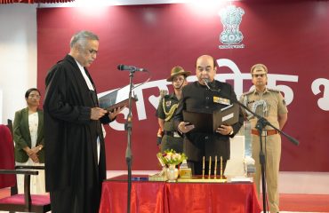 Honorable Governor administered the oath to Honorable Mr. Justice V. Kameswar Rao as The Chief Justice of Patna High Court.
