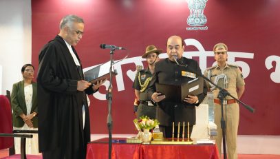 Honorable Governor administered the oath to Honorable Mr. Justice V. Kameswar Rao as The Chief Justice of Patna High Court.