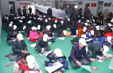 आईडीटीआर देहरादून में सड़क सुरक्षा चित्रकला प्रतियोगिता