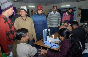 आरटीओ देहरादून में स्वास्थ्य परीक्षण शिविर