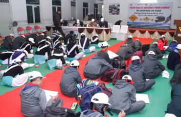 आईडीटीआर देहरादून में सड़क सुरक्षा चित्रकला प्रतियोगिता