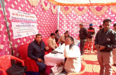 कोटद्वार में स्वास्थ्य जांच शिविर