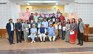 माननीय मुख्यमंत्री, उत्तराखंड सरकार द्वारा परिवहन विभाग, उत्तराखंड में चयनित कनिष्ठ सहायक को नियुक्ति पत्र वितरित किये गये (दिनांक- 24-05-2025)